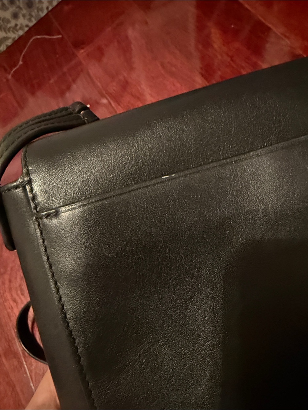 Tory Burch Black Fleming Small Crossbody with Gold Logo - Picture 8 of 8